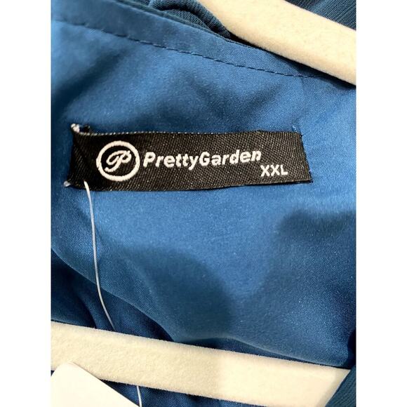 Pretty Garden Dark Green Maxi Dress - Size XXL (NWT) - Picture 6 of 8